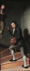 Il gruppo della scala (Ritratto di Raphaelle Peale e Titian Ramsay Peale)